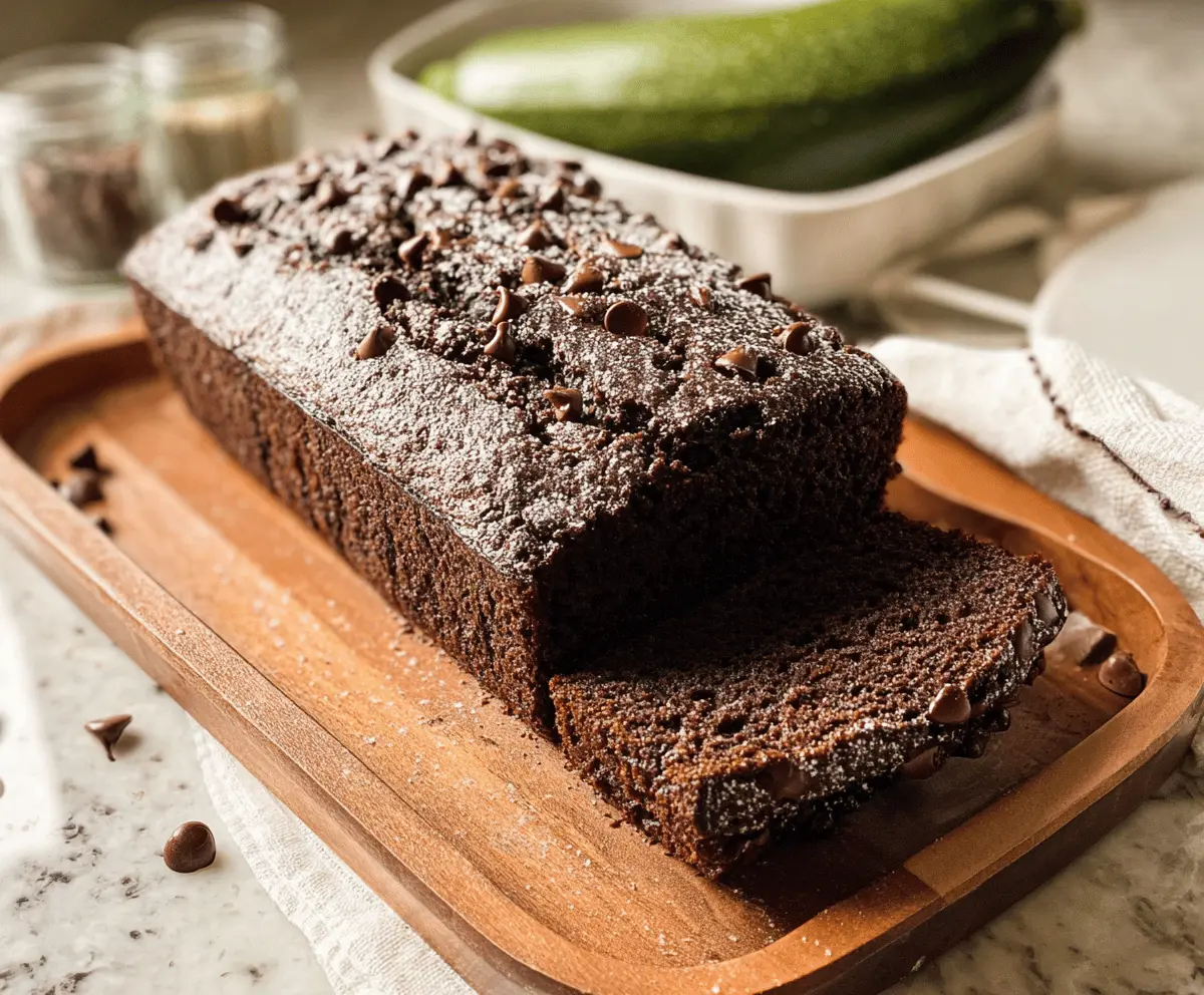 Moist Chocolate Zucchini Bread Recipe