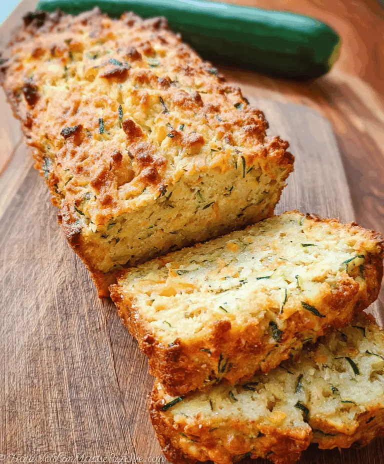 Easy Zucchini Cheddar Herb Beer Bread Recipe