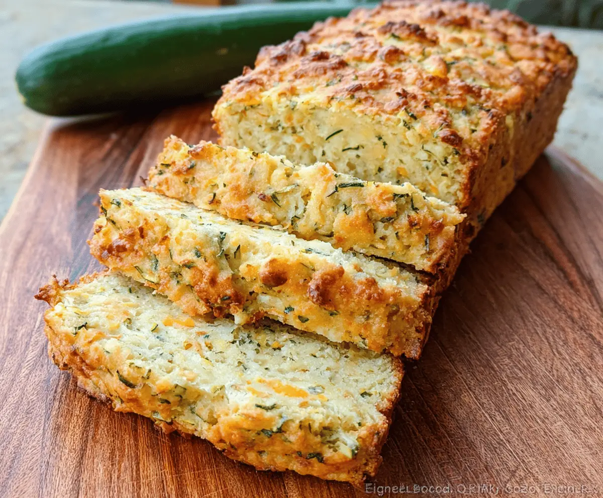 Easy Zucchini Cheddar Herb Beer Bread Recipe