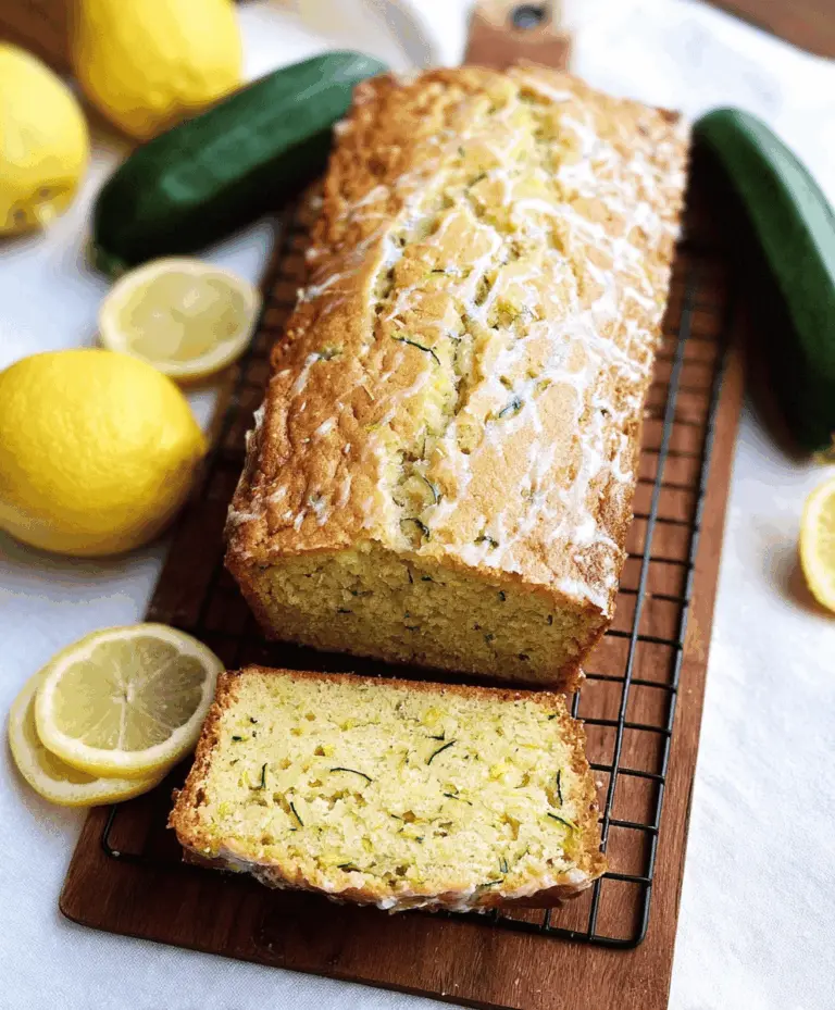Moist Lemon Zucchini Bread Recipe
