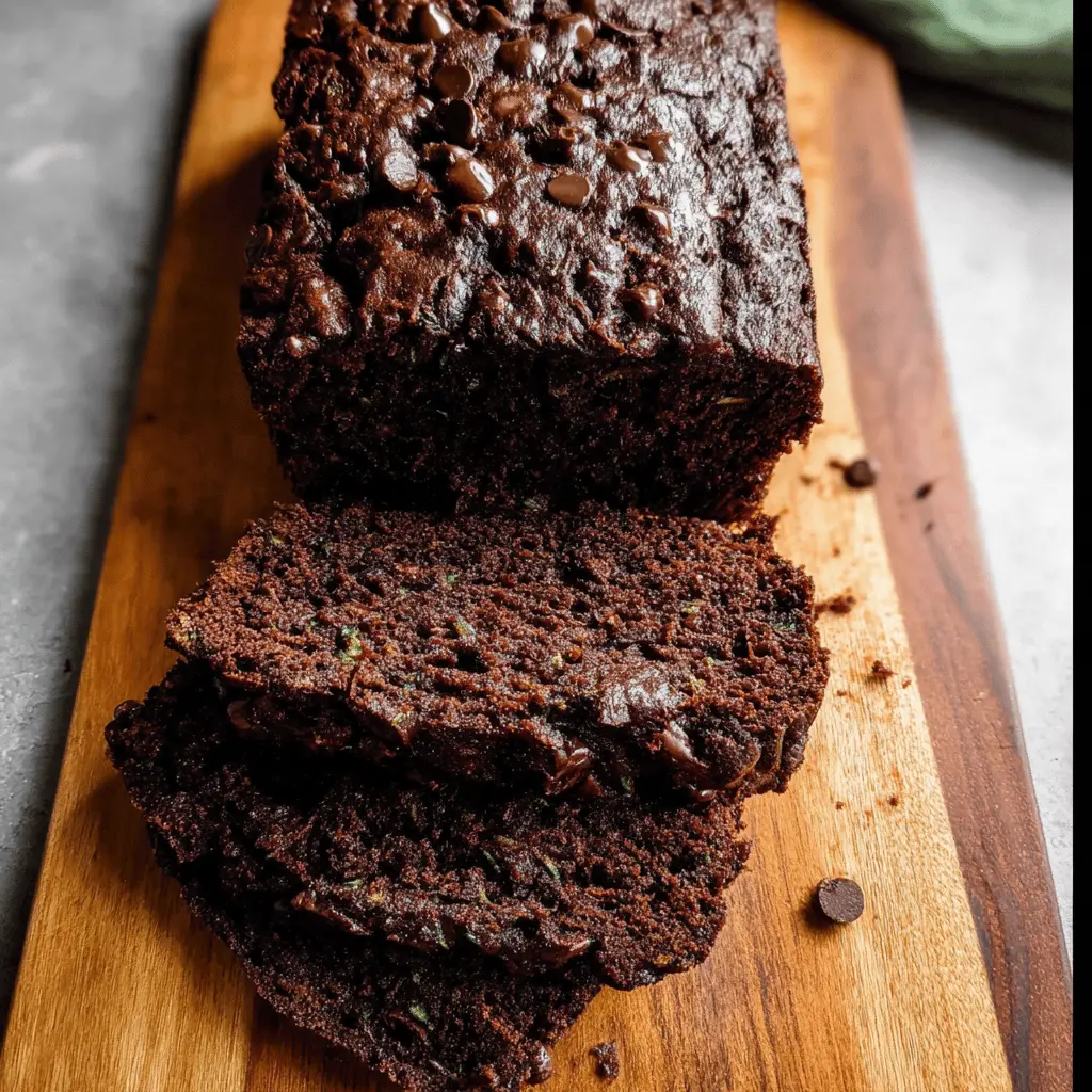 Healthy Chocolate Zucchini Bread Recipe