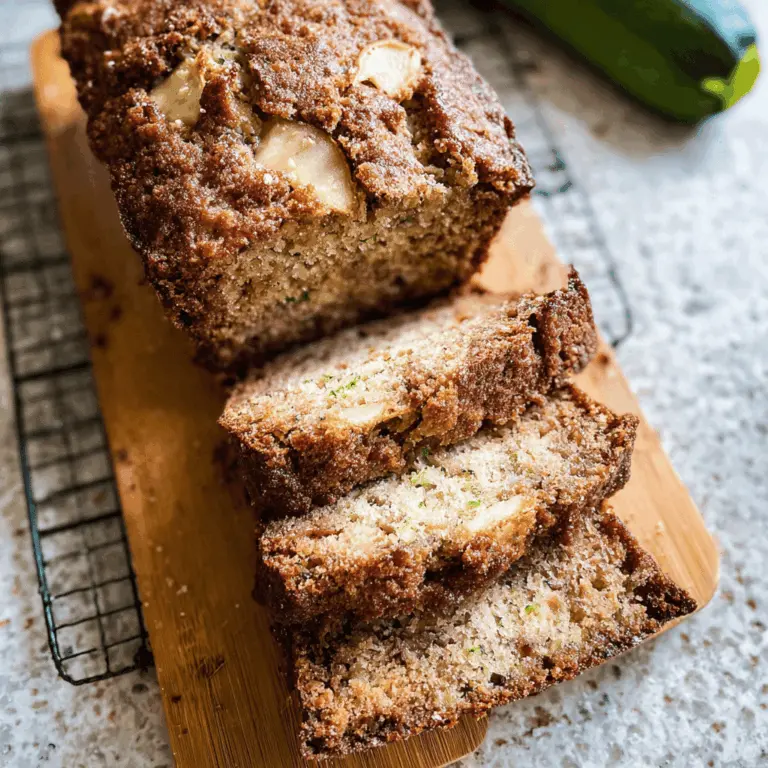 Moist Apple Zucchini Bread Recipe