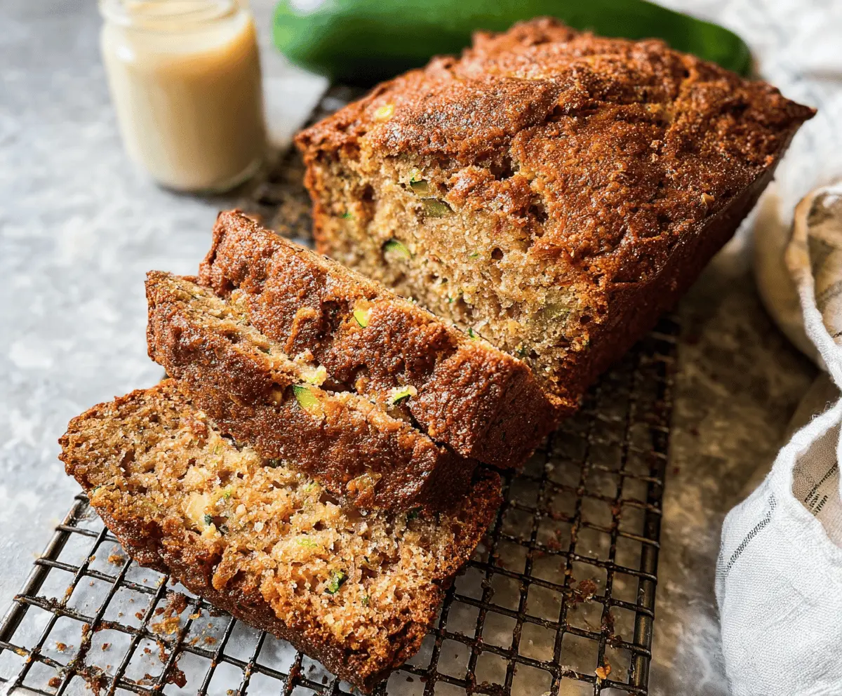 Moist Apple Zucchini Bread Recipe
