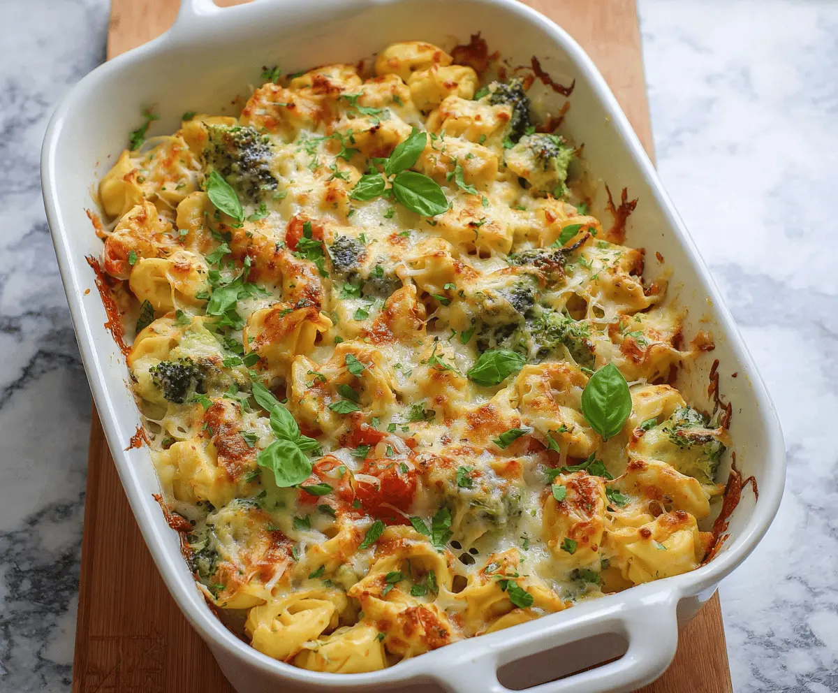 Alfredo Tortellini Bake