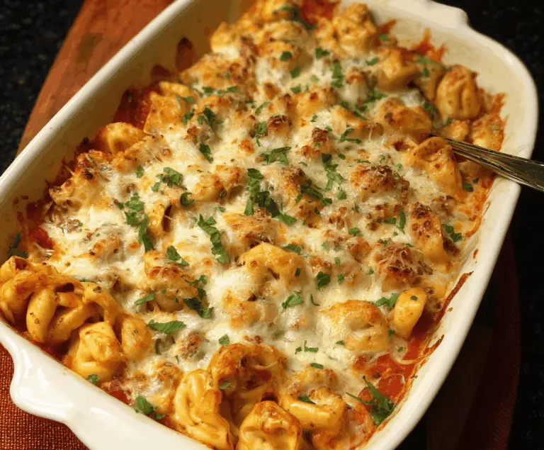 Alfredo Tortellini Bake