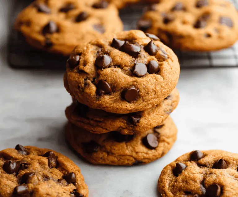 Chewy Pumpkin Chocolate Chip Cookies