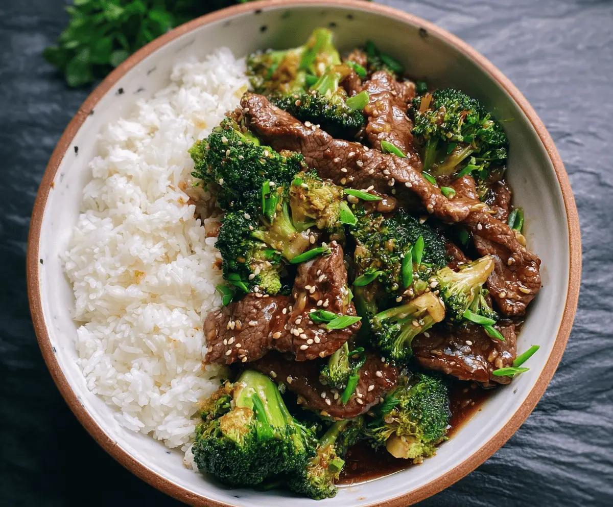 Chinese Beef and Broccoli
