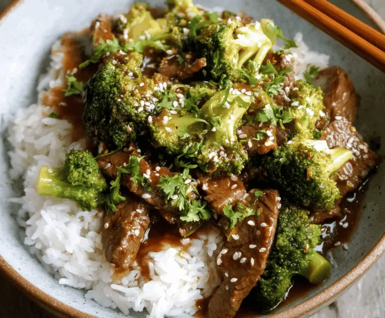 Chinese Beef and Broccoli