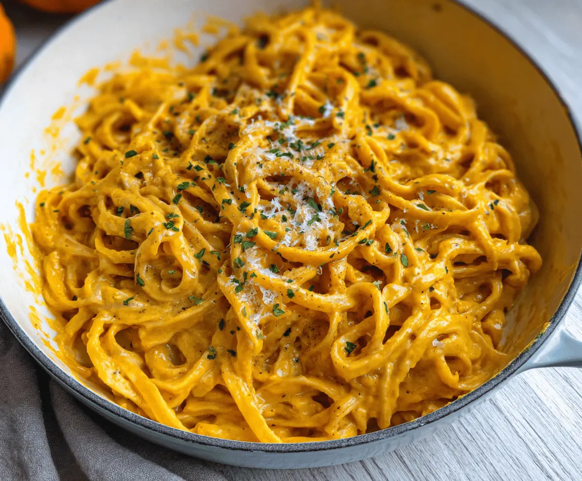 Creamy Pumpkin Pasta