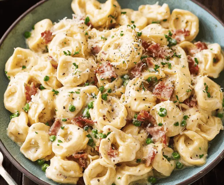 Creamy Tortellini Carbonara