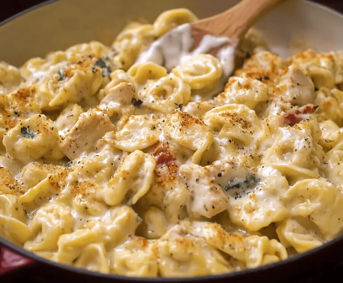 Garlic Parmesan Chicken Tortellini