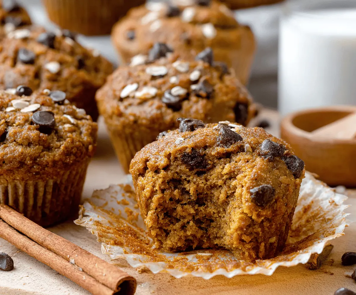 Healthy Flourless Pumpkin Muffins