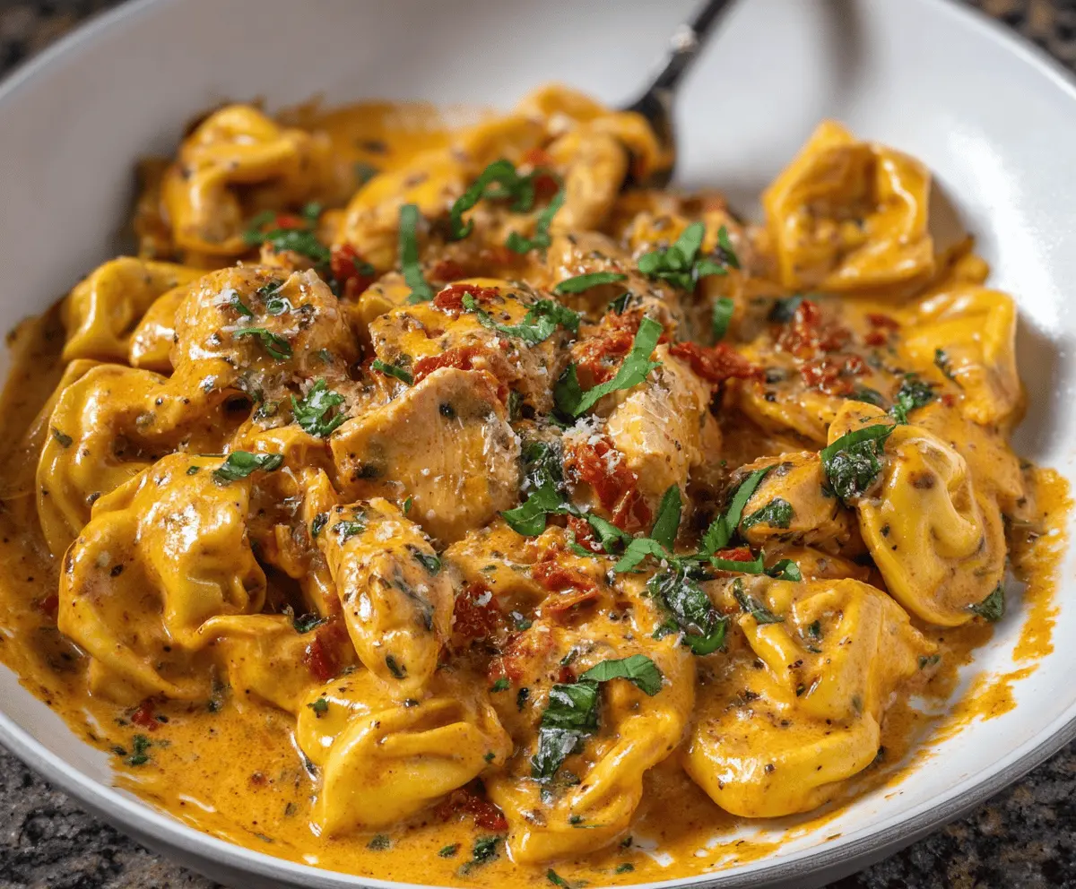 Marry Me Chicken Tortellini