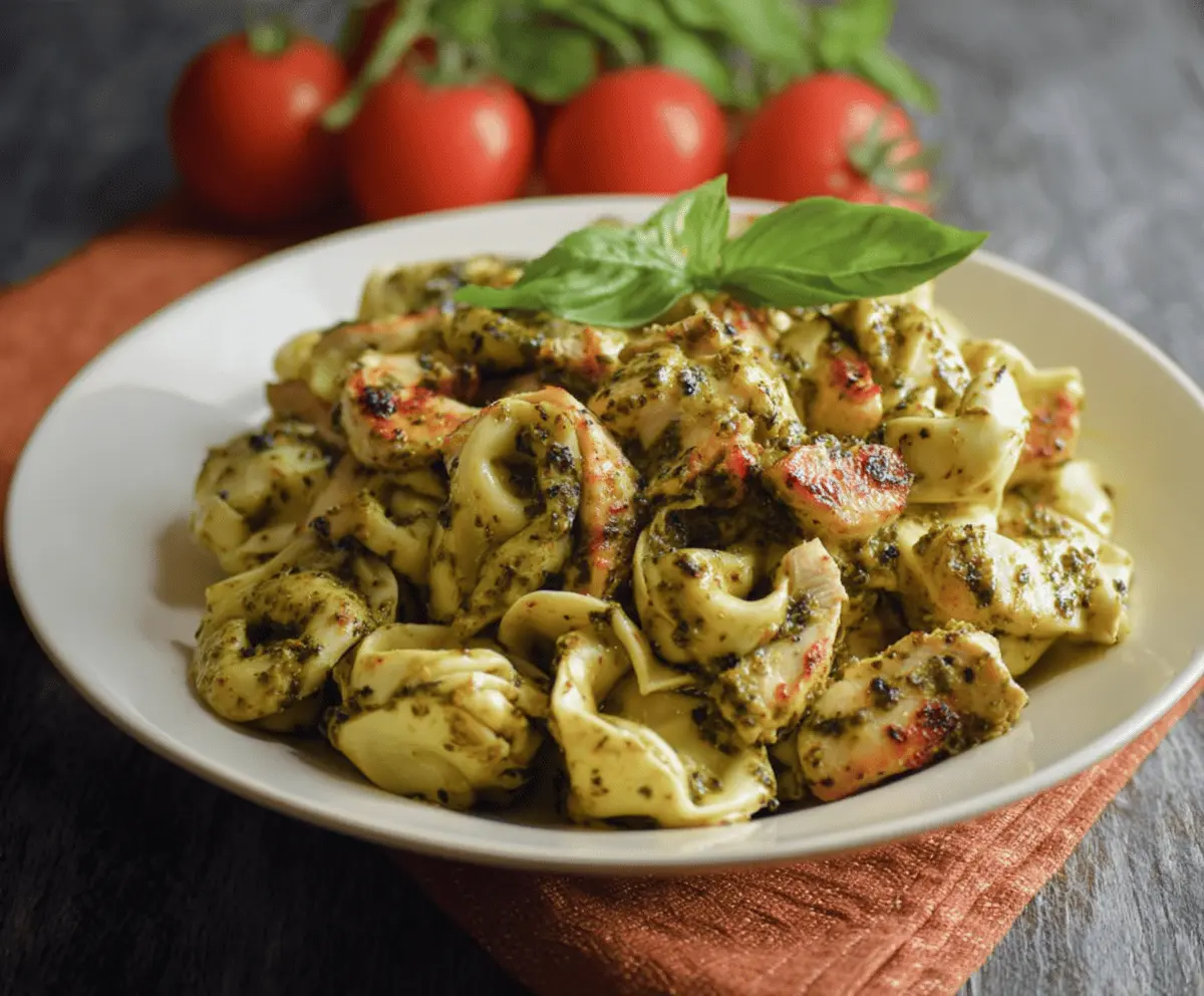 Pesto Chicken Tortellini