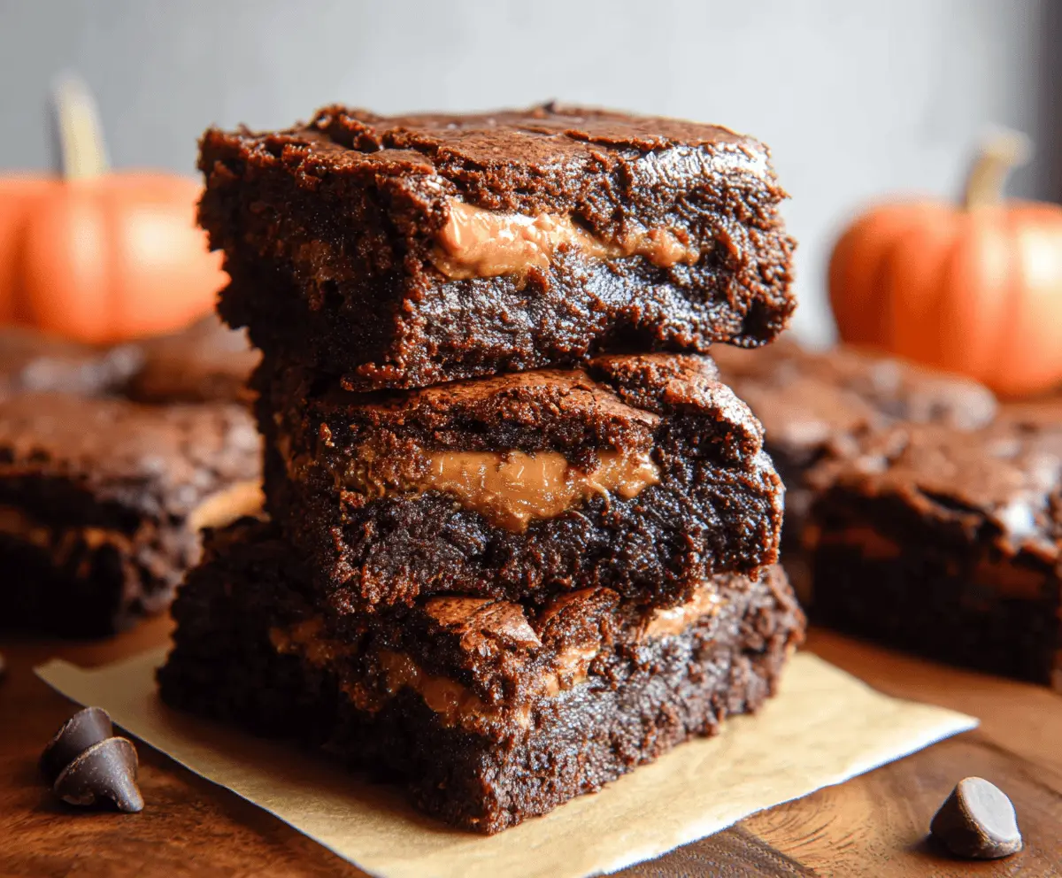 Pumpkin Brownies