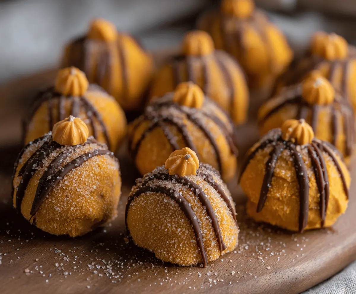 Pumpkin Cheesecake Truffles