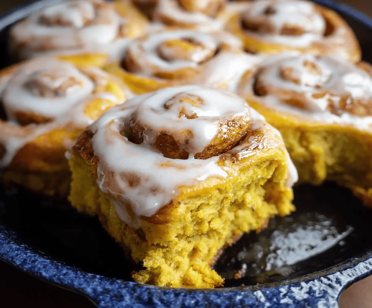 Pumpkin Cinnamon Rolls