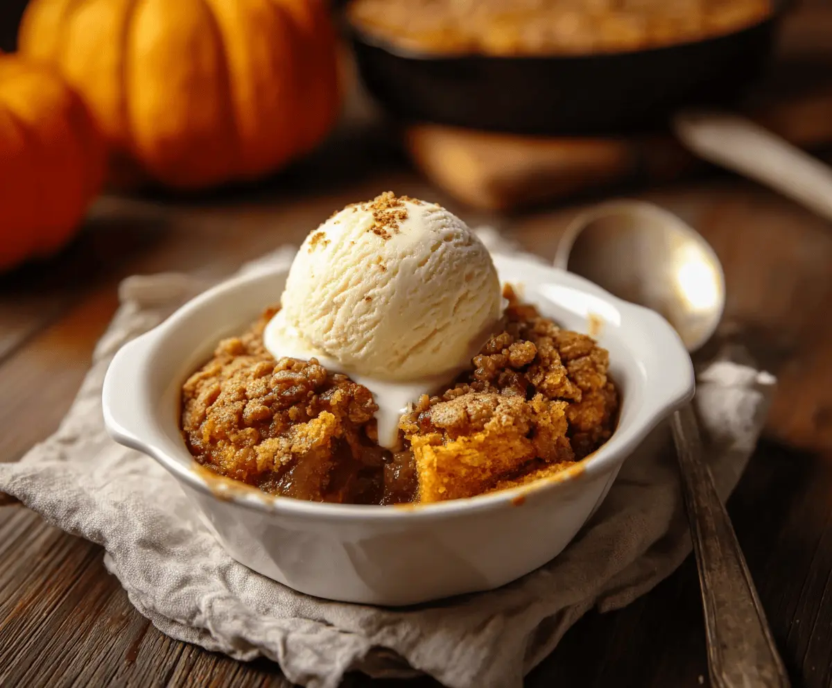 Pumpkin Cobbler