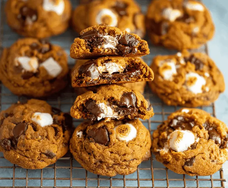 Pumpkin S’mores Cookies