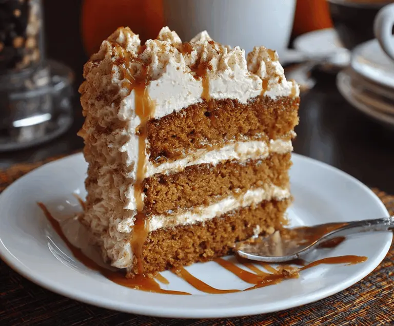 Pumpkin Spice Latte Cake