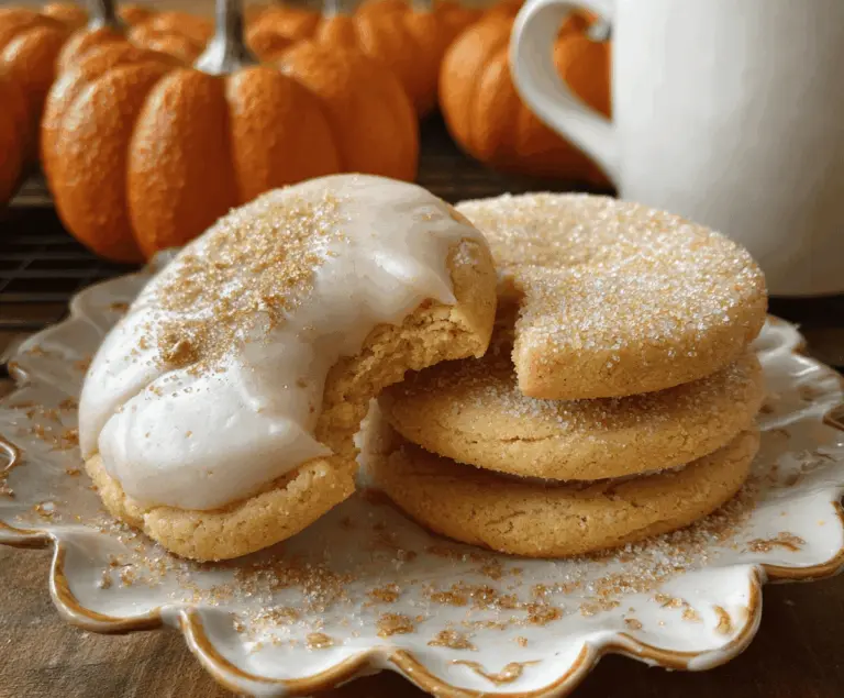 Pumpkin Spice Sugar Cookies