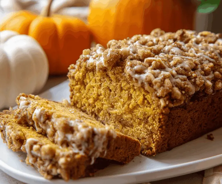 Pumpkin Streusel Bread