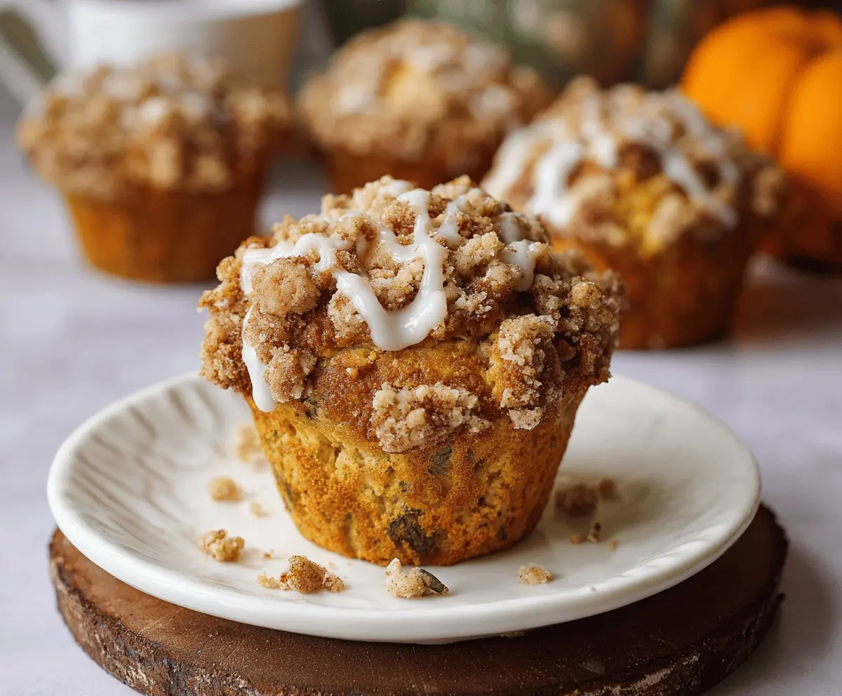 Pumpkin Streusel Muffins