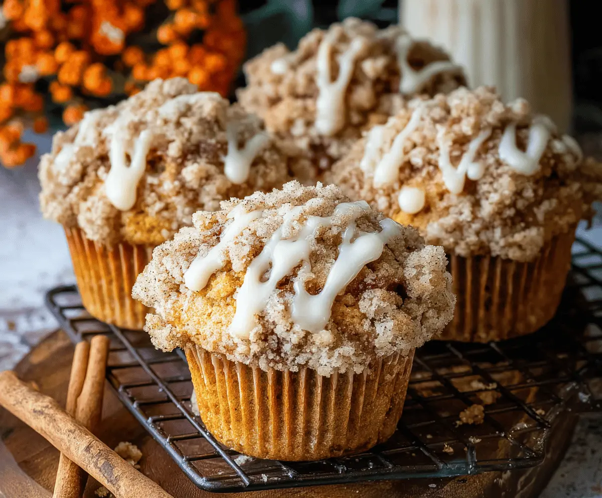 Pumpkin Streusel Muffins