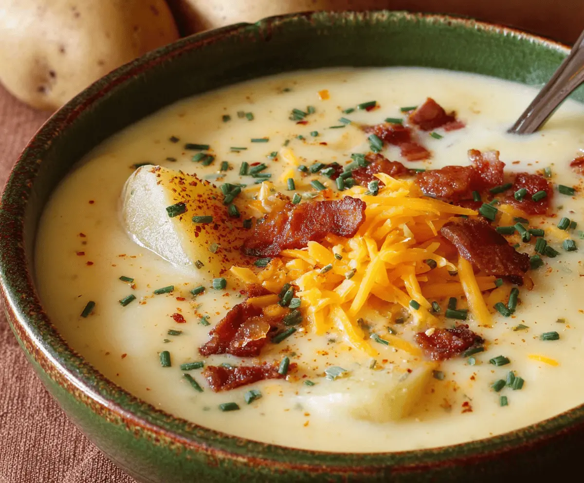 Baked Potato Soup Comfort Recipe