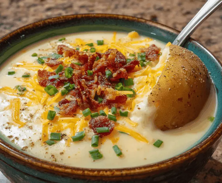 Baked Potato Soup Comfort Recipe