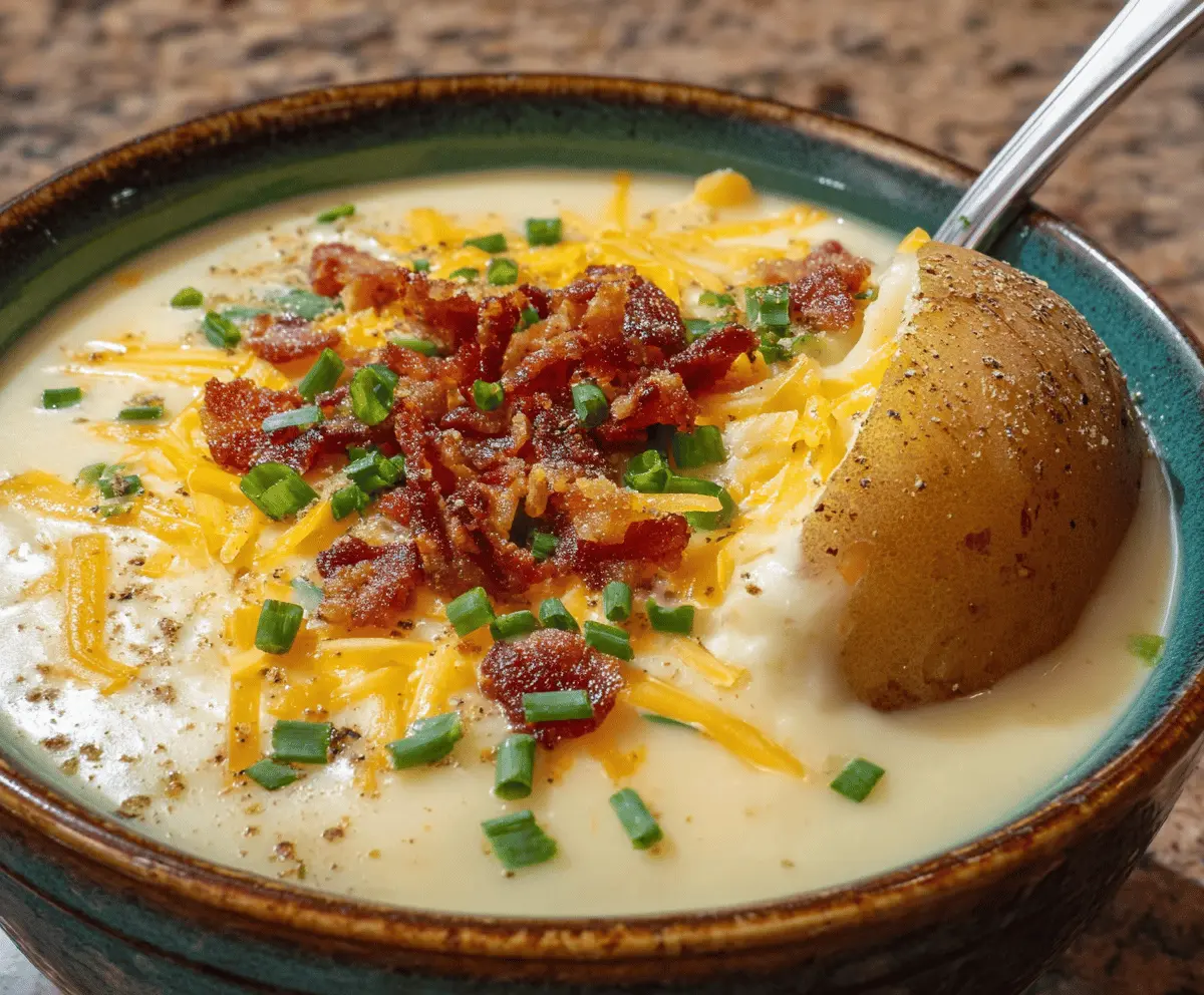 Baked Potato Soup Comfort Recipe