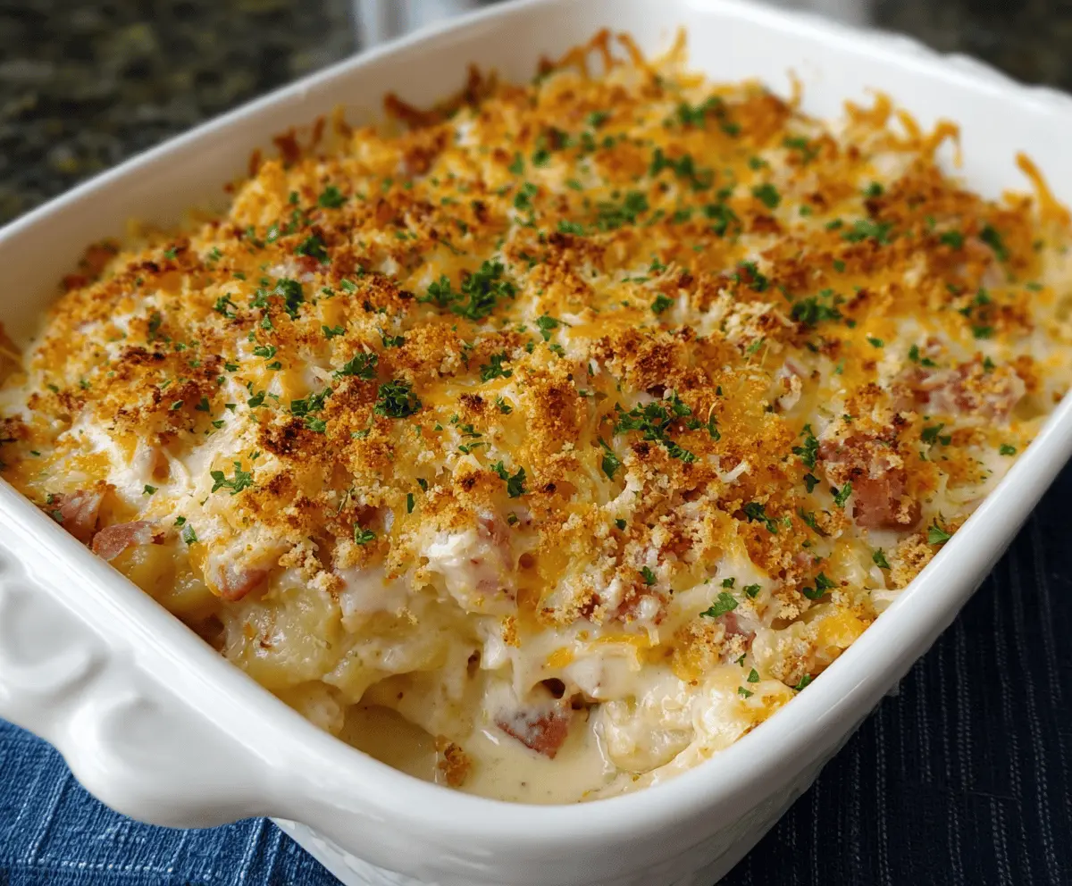 Chicken Cordon Bleu Casserole