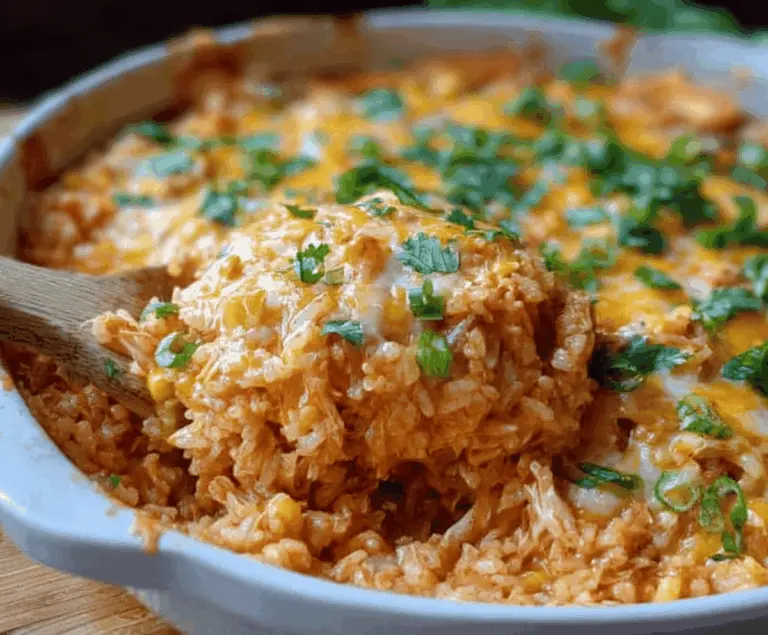 Chicken Enchilada Rice Casserole (35 minutes)