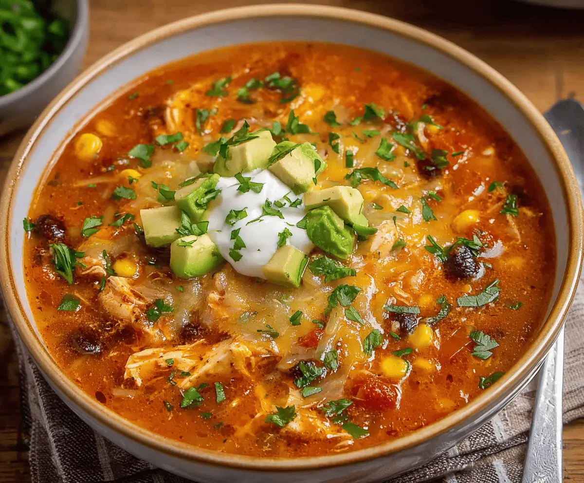 Chicken Enchilada Soup