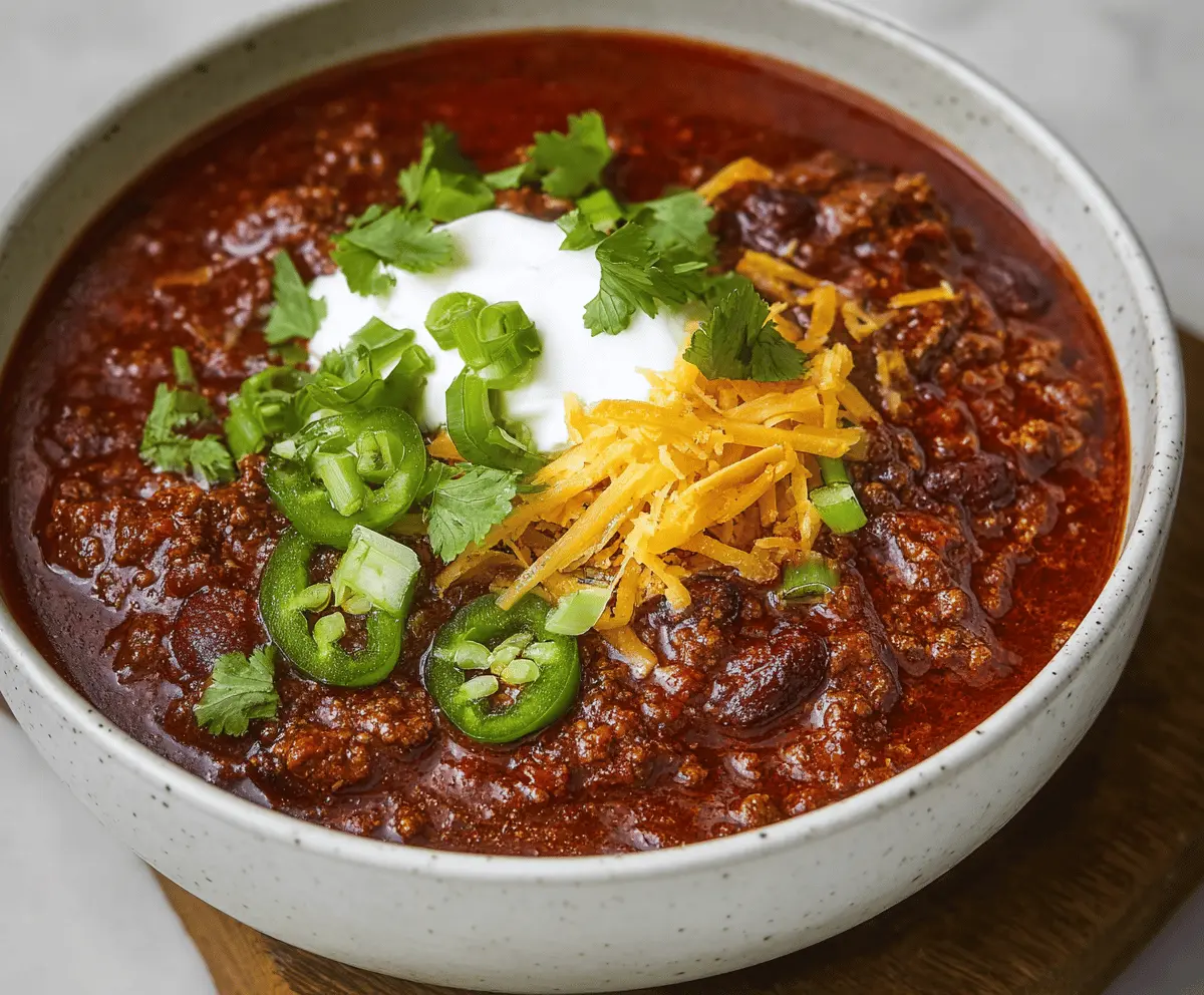 Classic Beef Chili