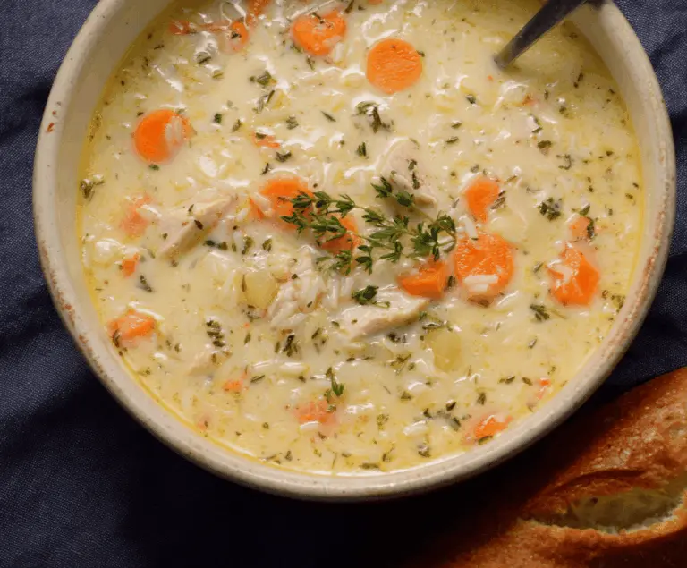 Creamy Chicken and Rice Soup