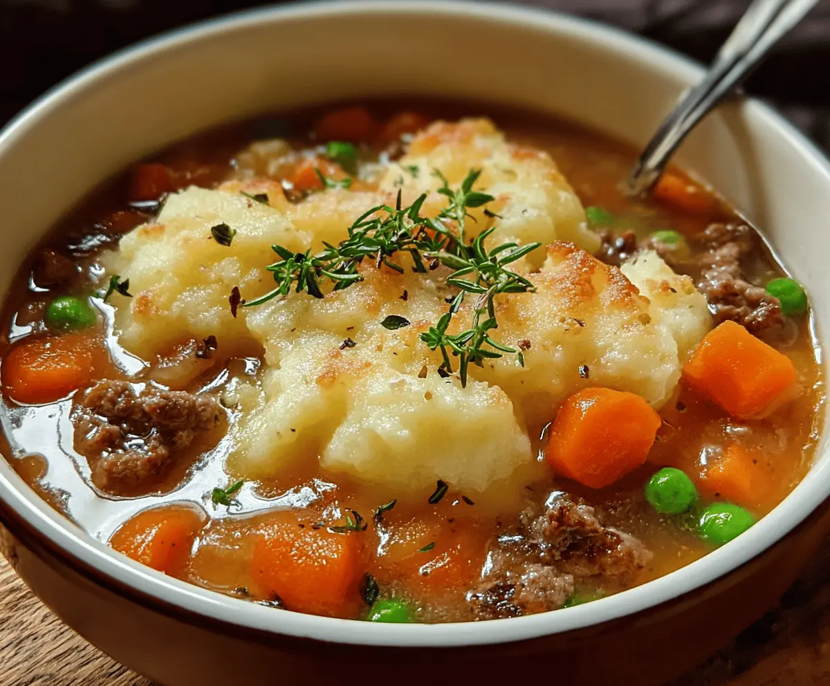 Delicious Shepherd’s Pie Inspired Soup