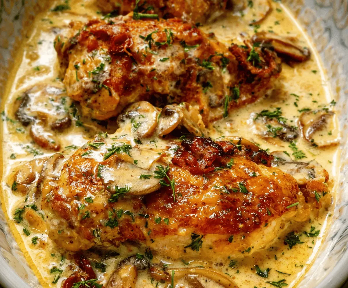 Creamy Marry Me Chicken in a Crockpot, featuring tender chicken in a rich, cheesy sauce, perfect for an easy, flavorful dinner