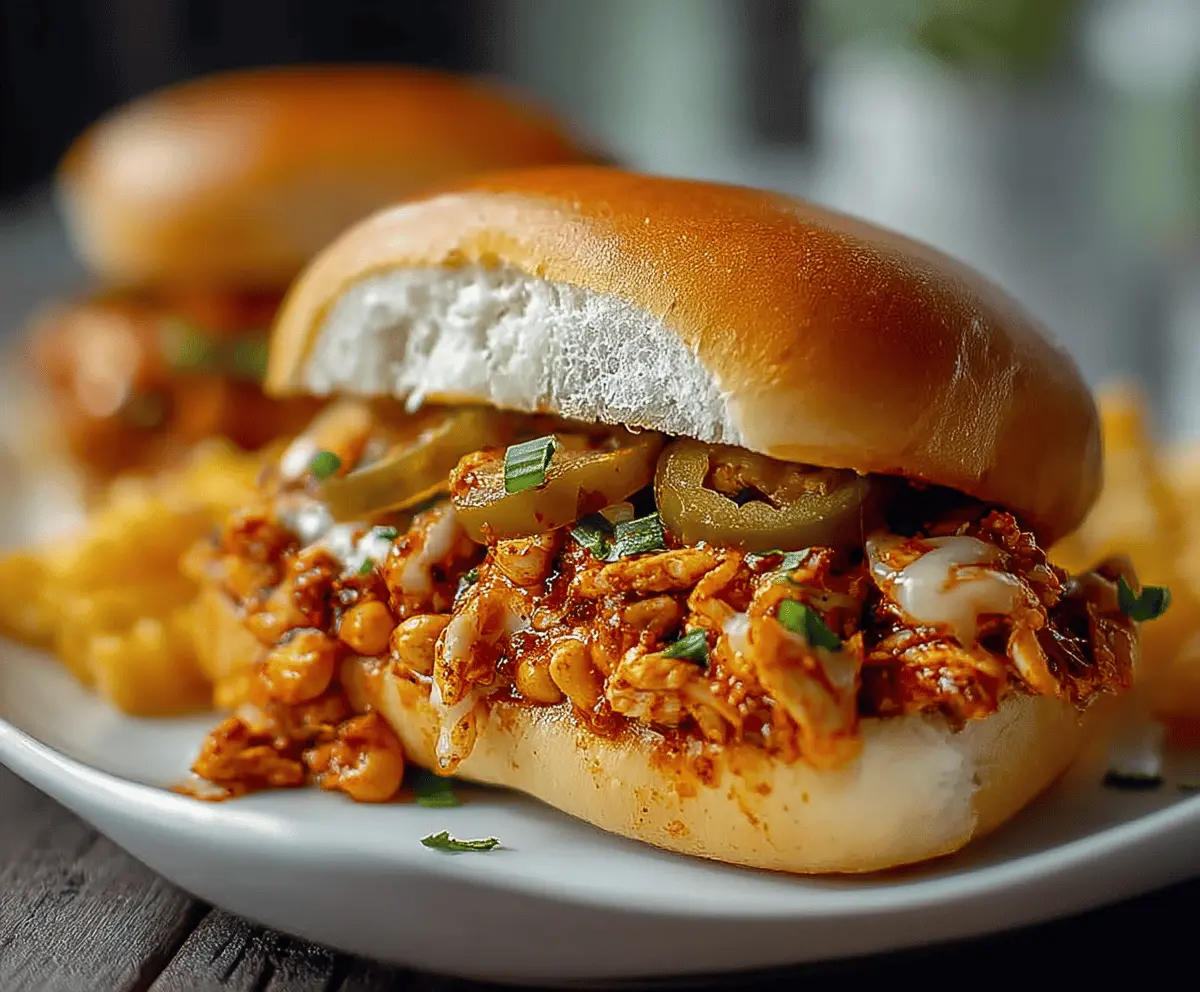Easy Cajun Chicken Sloppy Joes - Spicy, Quick & Delicious Recipe