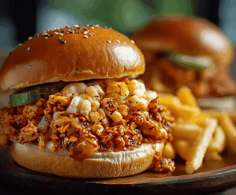 Easy Cajun Chicken Sloppy Joes Recipe