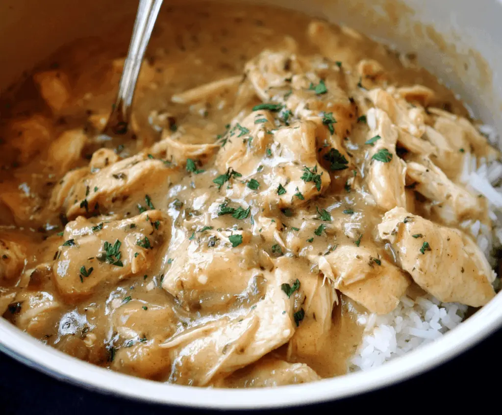 Easy Crockpot Chicken and Gravy