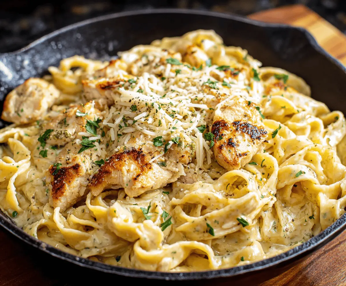 Easy Parmesan Chicken Pasta
