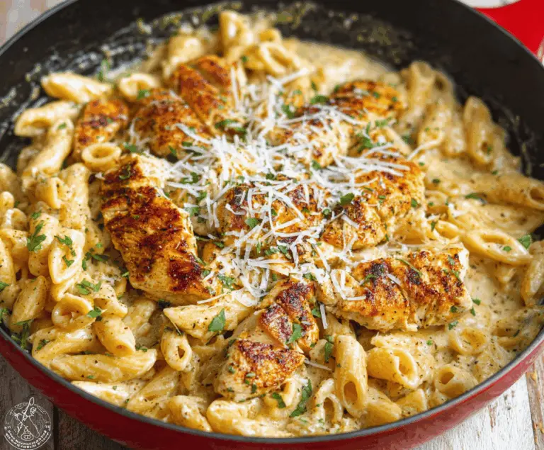 Easy Parmesan Chicken Pasta