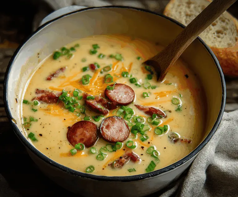 Kielbasa and Potato Soup Creation