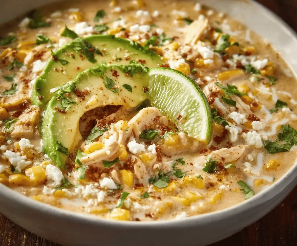 Mexican Street Corn White Chicken Chili