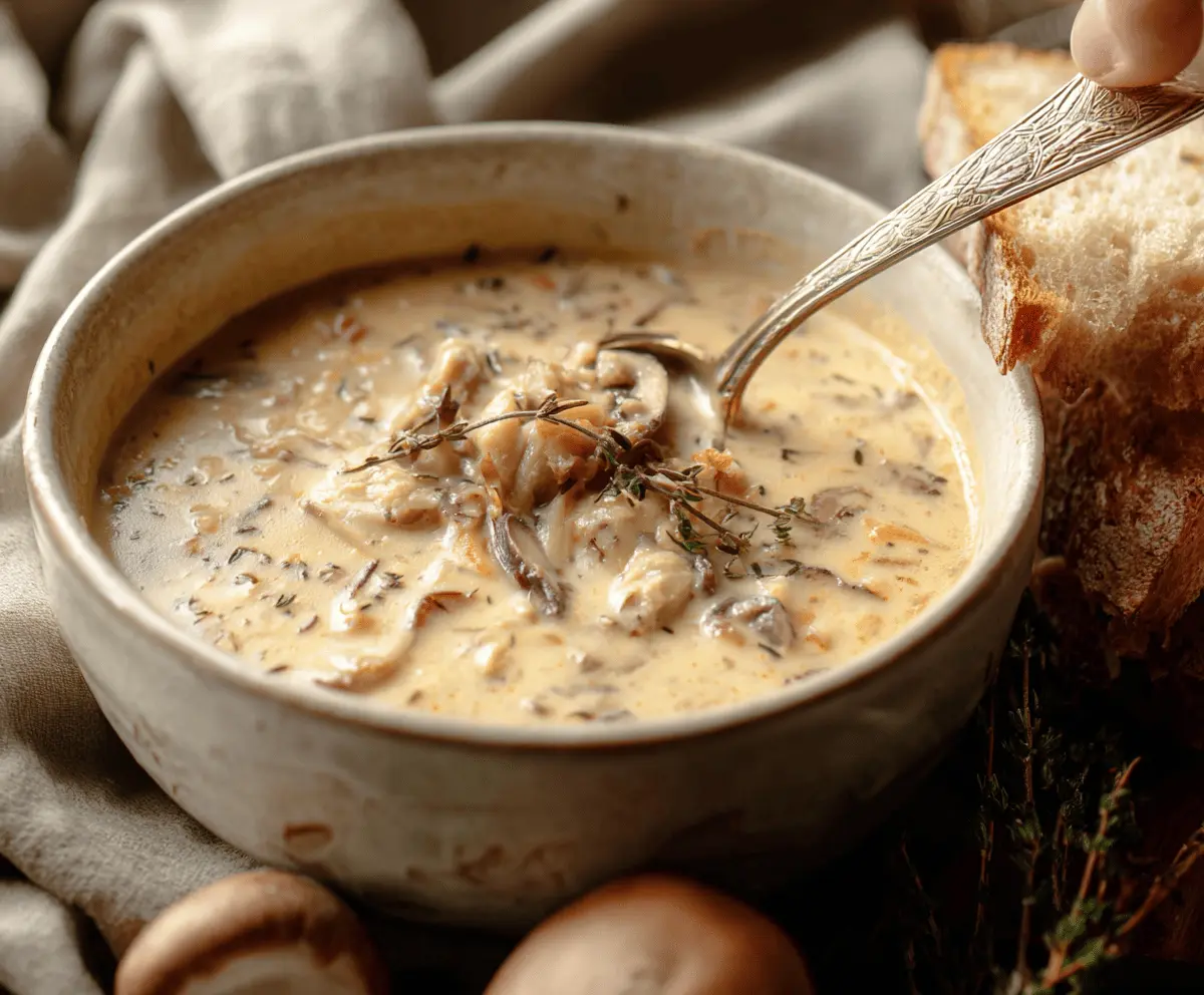 Mushroom Soup Creation