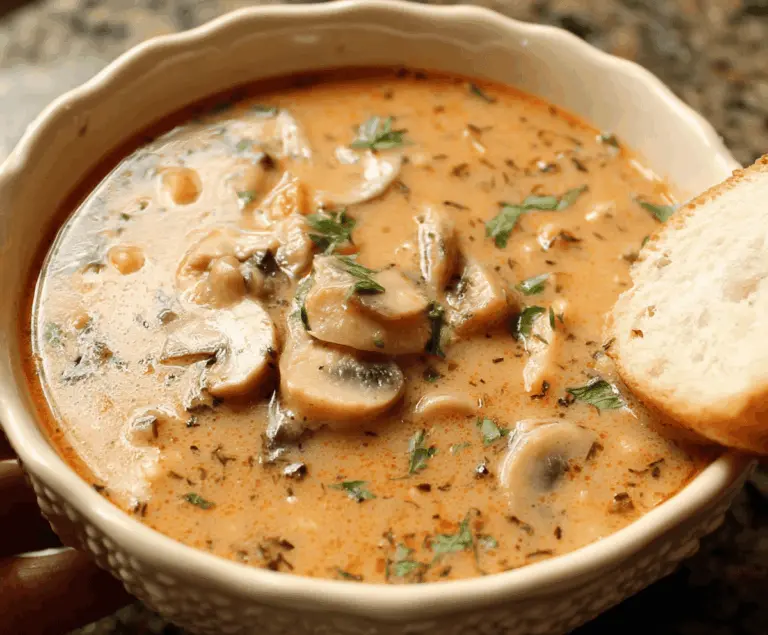 Mushroom Soup Creation