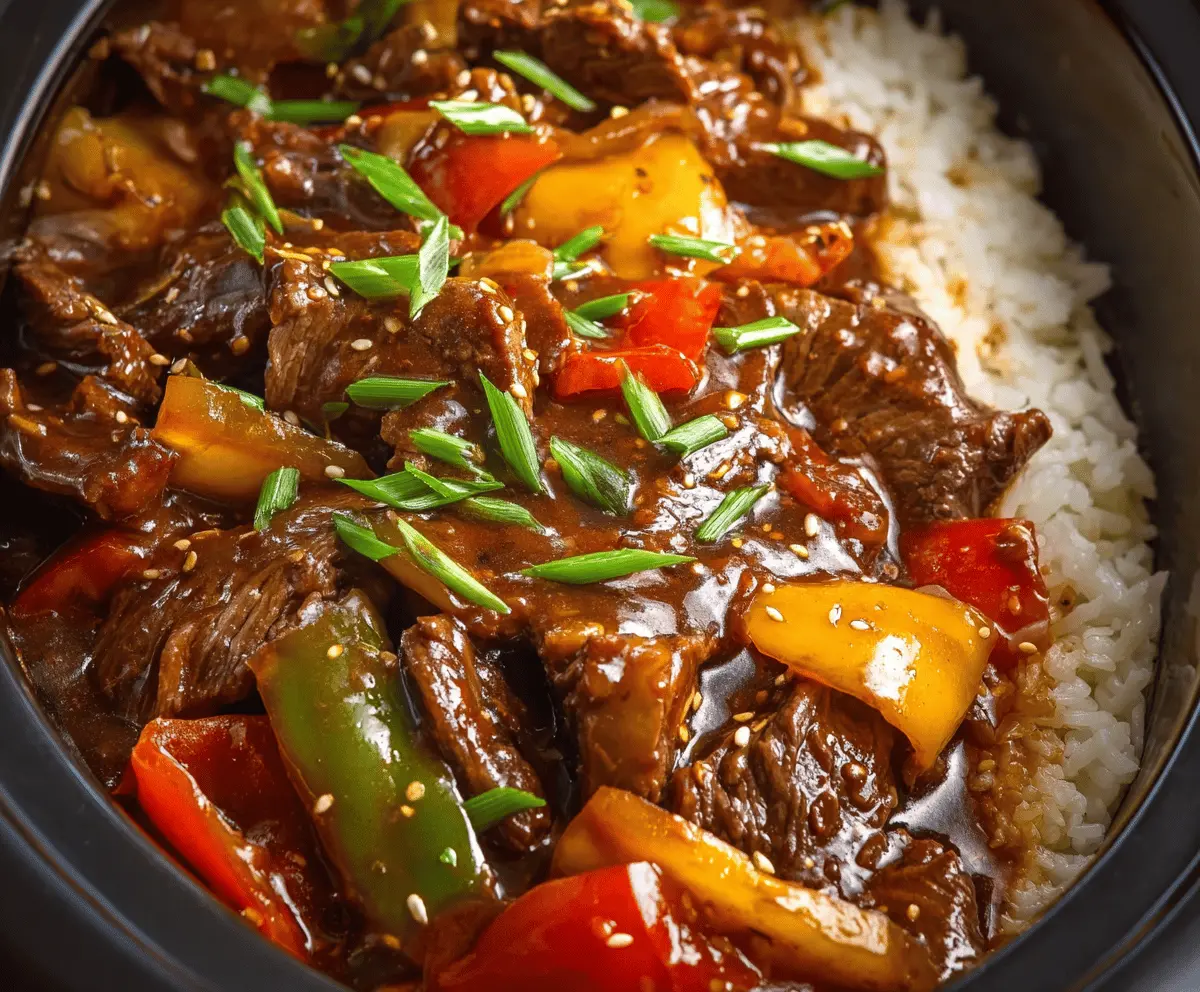 Easy Crock Pot Pepper Steak Recipe for Tender Flavorful Meals
