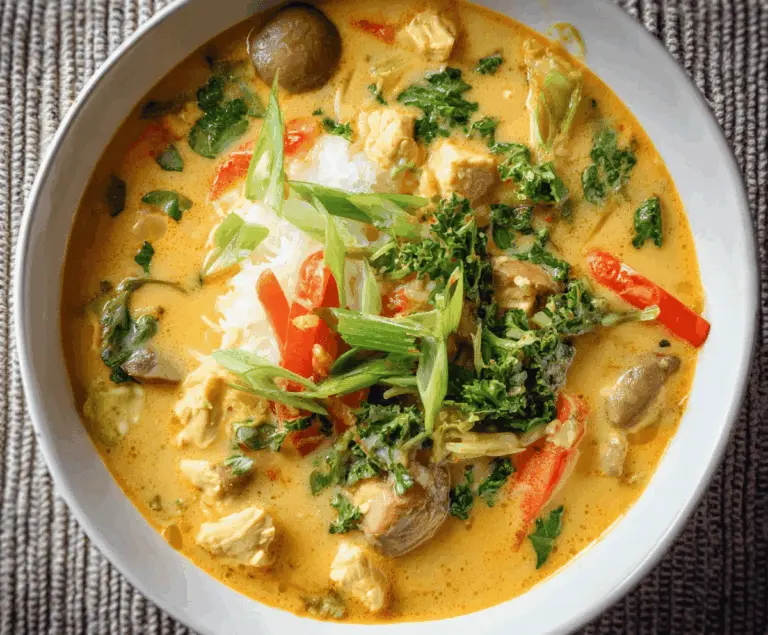 Simple Thai Chicken Soup Creation