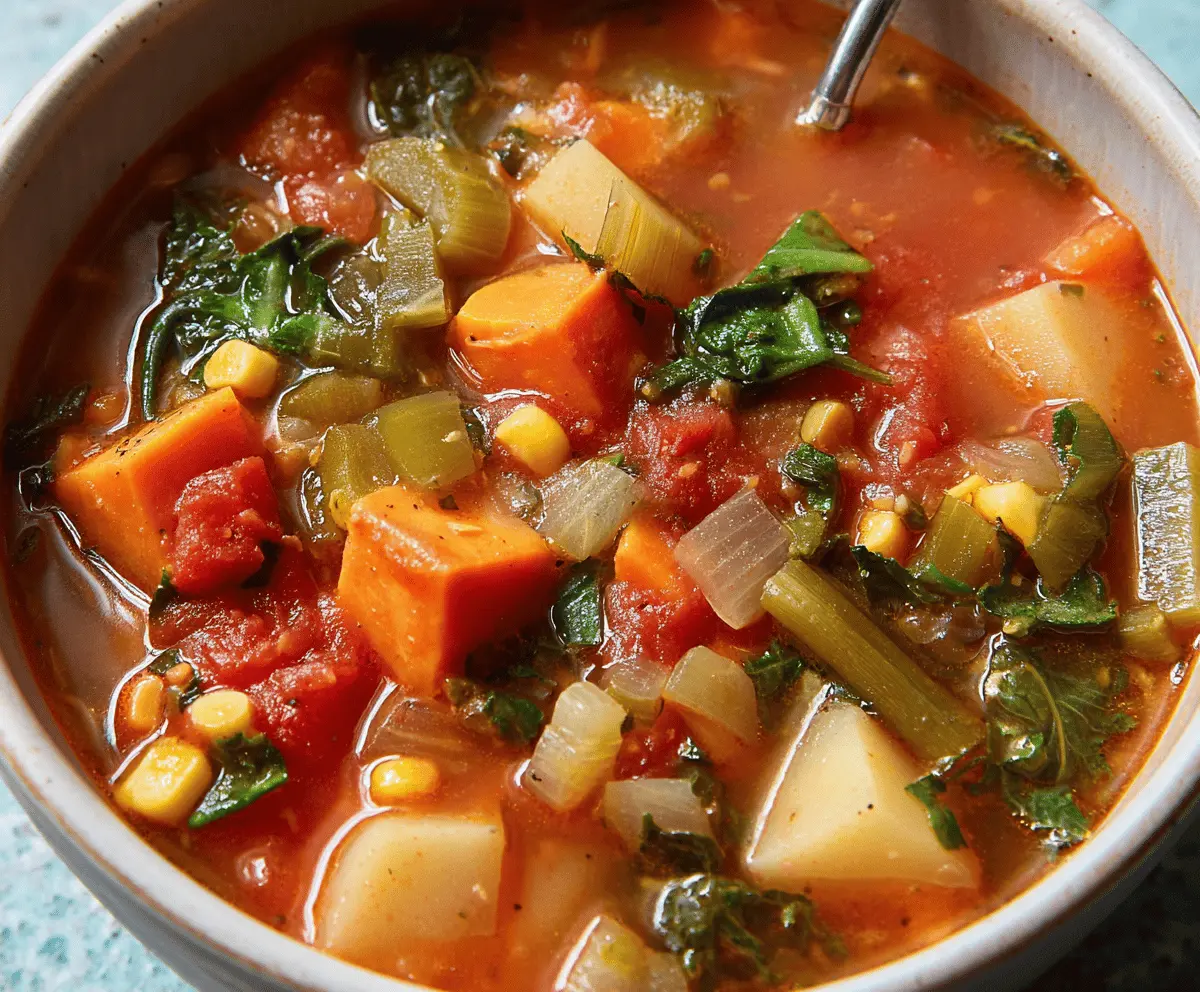 Sweet Potato and Vegetable Soup 